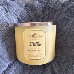 White Barn Sugared Lemon Zest Candle - Yellow